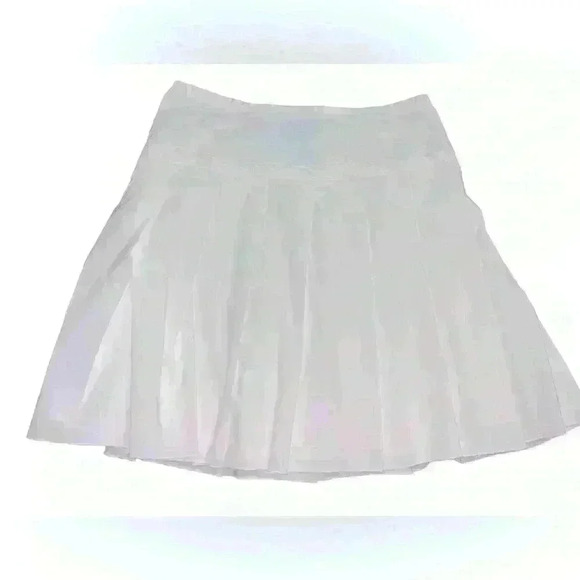 Bcbg Maxazria White Skirt Size 10 Flowy - Picture 1 of 5